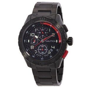FX03559B NWT Nautica Fashion Men's Quartz Steel Authentic Watch